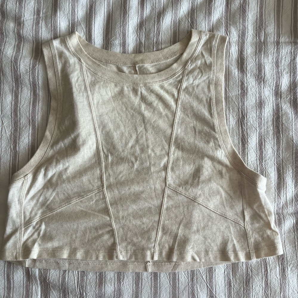 Aerie Cream Crop Top